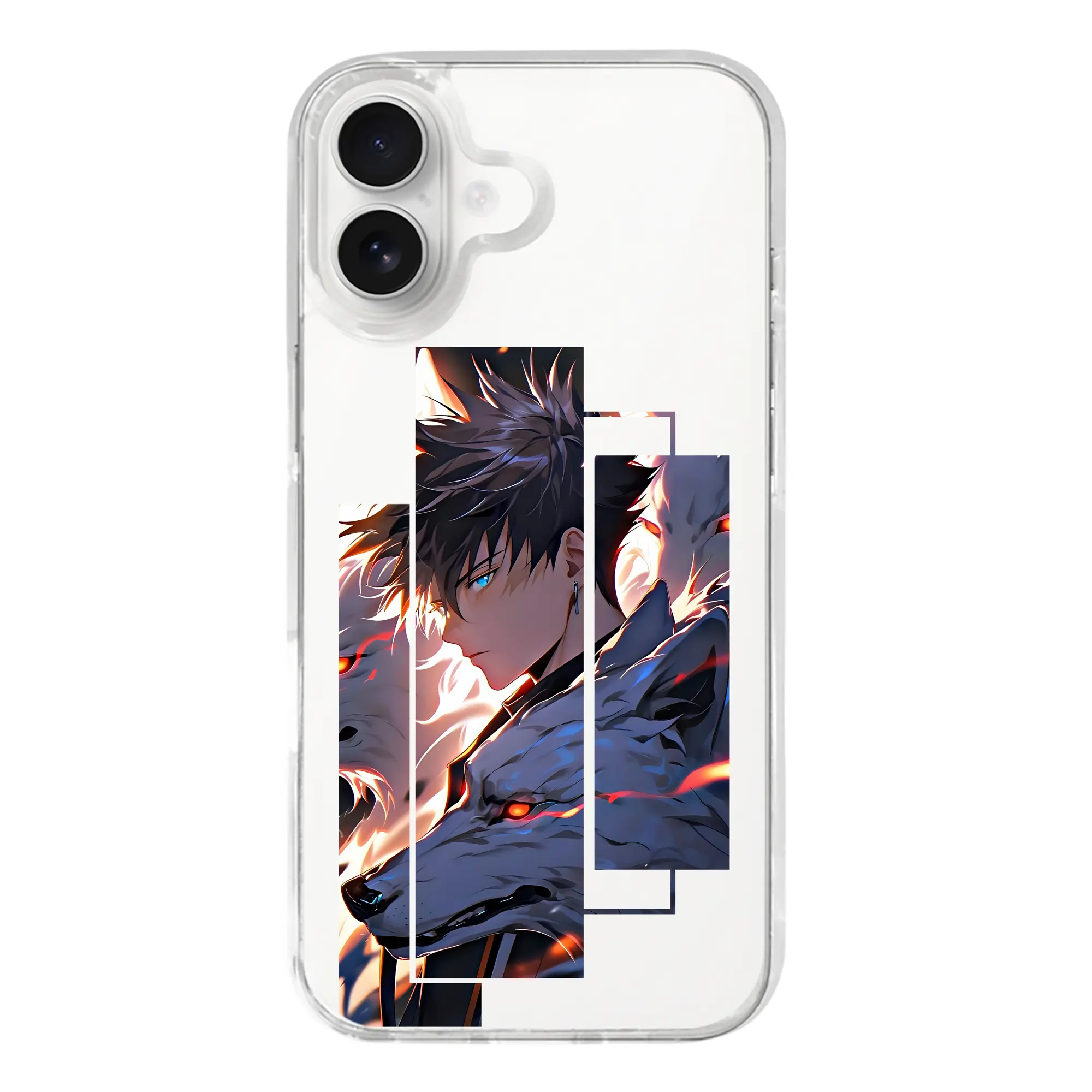 呪術廻戦 グッズ,伏黒 恵 - iPhone 17シリーズ 透明スマホケース – 薄型・耐衝撃・精密フィット保護カバー